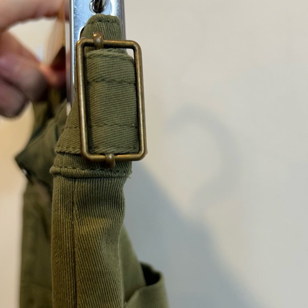 Fashion Nova High Standards Wide Leg Cargo Pants Olive Green Utility - Picture 9 of 12